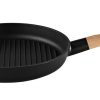 Kuche & Haushalt Eva Solo Pfannen | Eva Solo Nordic Kitchen Alu Schwarz Grillpfanne O 28 Cm Beschichtet