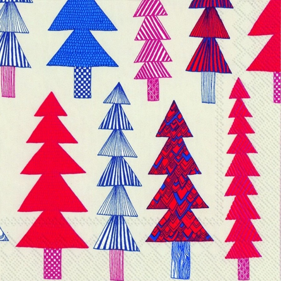 Geschenke Marimekko Weihnachten | Marimekko Kuusikossa Papierservietten 33X33 Cm 20 Stk.