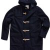 Fashion REDGREEN Outdoorjacken & &Mantel | Redgreen Herren Dufflecoat Verstellbare Kapuze Mittellang Dark Navy Sejl