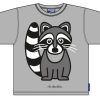 Fashion Bo Bendixen | Bo Bendixen Unisex Kinder T-Shirt Grau Waschbar