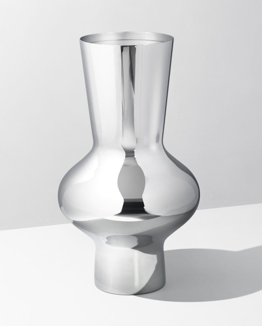 Wohnen Georg Jensen Vasen | Georg Jensen Alfredo Vase Hohe 47 Cm