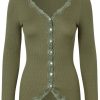 Fashion Rosemunde Copenhagen Shirts& Tops & Kleider | Rosemunde Copenhagen Damen Strickjacke Seide Vintage Spitze Babette