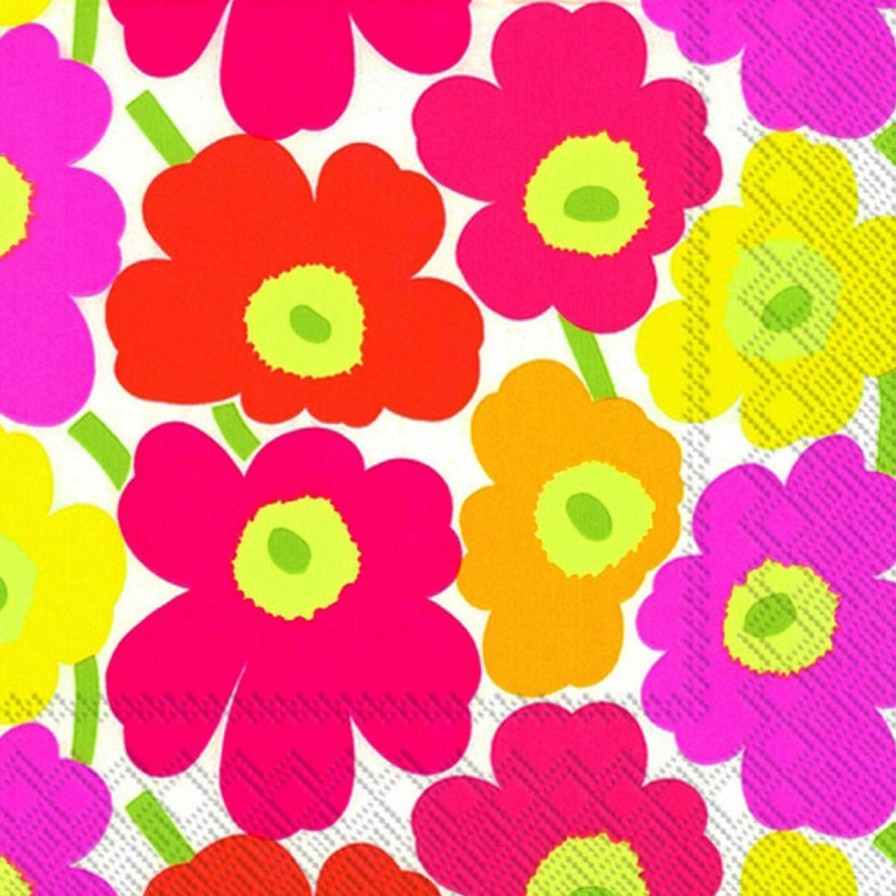 Geschenke Marimekko Finnland | Marimekko Unikko Klein Papierservietten 33X33 Cm 20 Stk