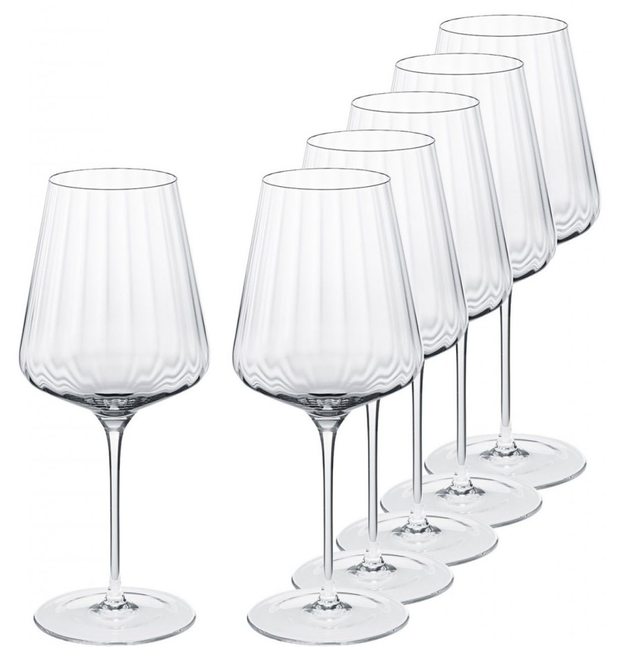 Kuche & Haushalt Georg Jensen Wein | Georg Jensen Bernadotte Rotweinglas 54 Cl 6 Stk. Klar