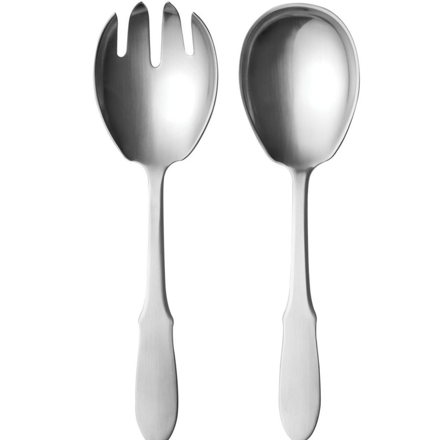 Kuche & Haushalt Georg Jensen Servierbesteck | Georg Jensen Mitra Servierbesteck 2 Tlg. Matt