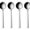 Kuche & Haushalt Georg Jensen Loffel | Georg Jensen New York Dessertloffel 4 Stk. Matt