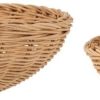 Wohnen Bloomingville | Bloomingville Korb Rattan 2Er Set O 20 Cm Hohe 5 Cm / O 26 Cm Hohe 8 Cm Natur Kell