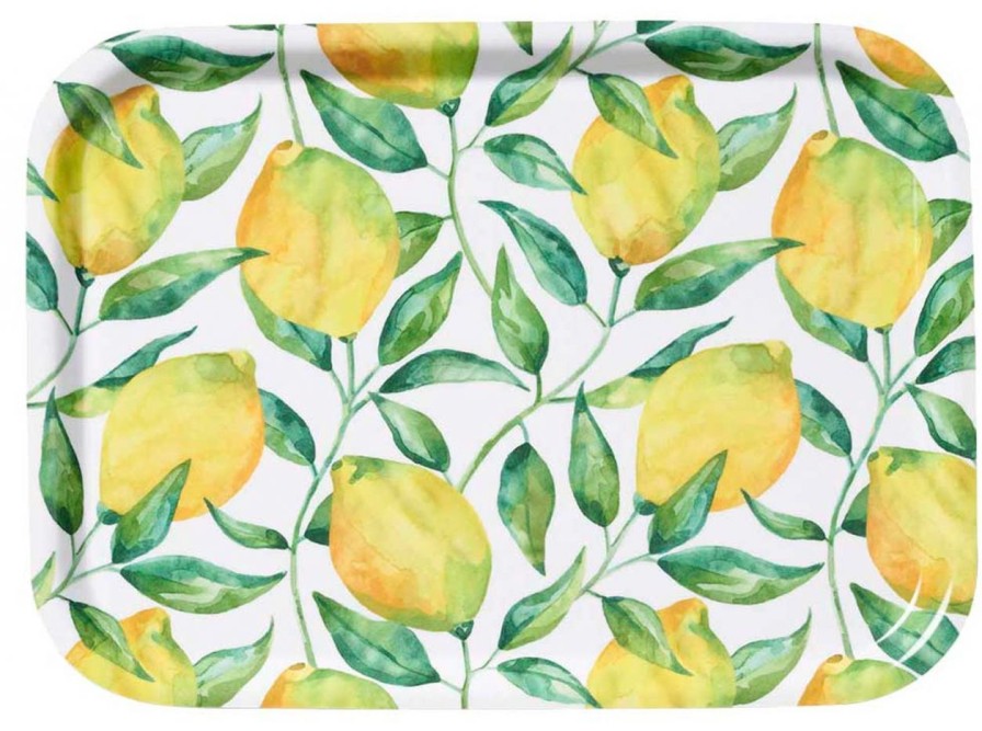 Kuche & Haushalt Klippan Tabletts | Klippan Lemon Tree Tablett 20X27 Cm