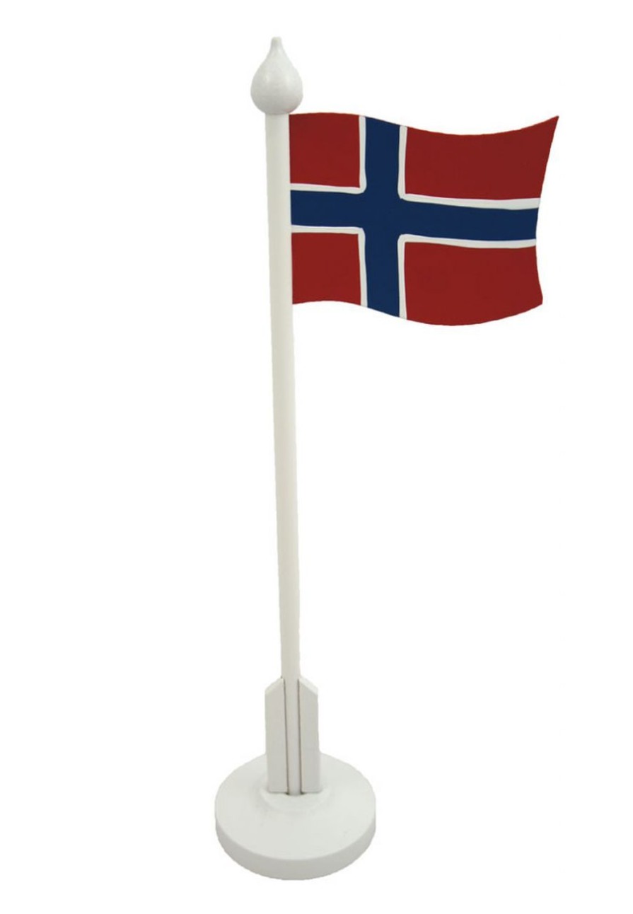 Geschenke scandinavian-lifestyle Norwegen | Scandinavian-Lifestyle Tischflagge Norwegen Hohe 32 Cm