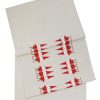 Geschenke Almedahls Weihnachten | Almedahls Tomtenisse Tischlaufer 40X140 Cm Beige, Rot