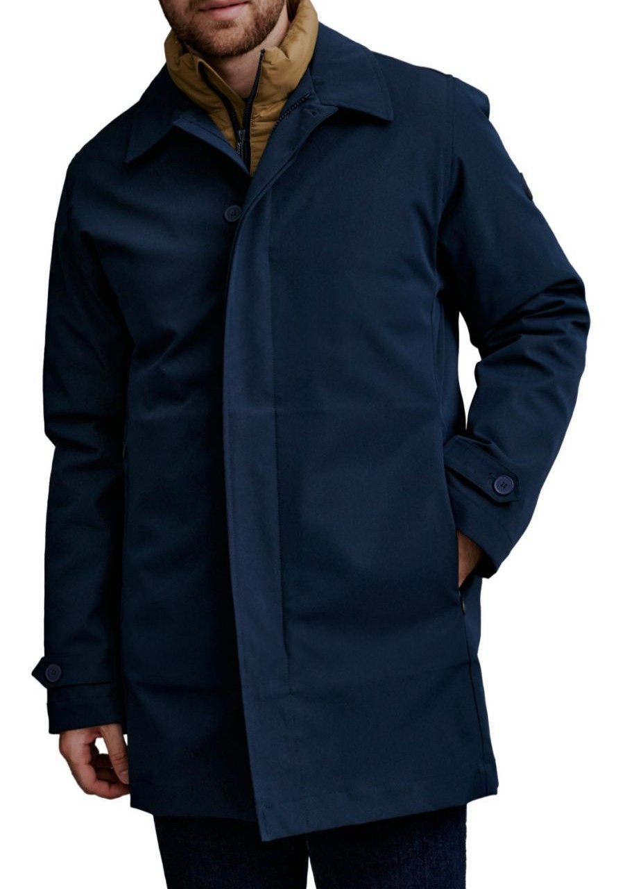 Fashion REDGREEN Outdoorjacken & &Mantel | Redgreen Herren Zwei In Eins Jacke Dark Navy Spencer