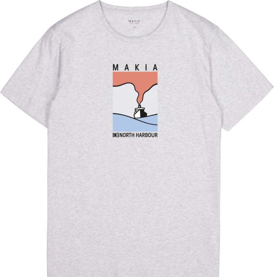 Fashion Makia Clothing Shirts | Makia Clothing Herren T-Shirt Steamer Mit Print