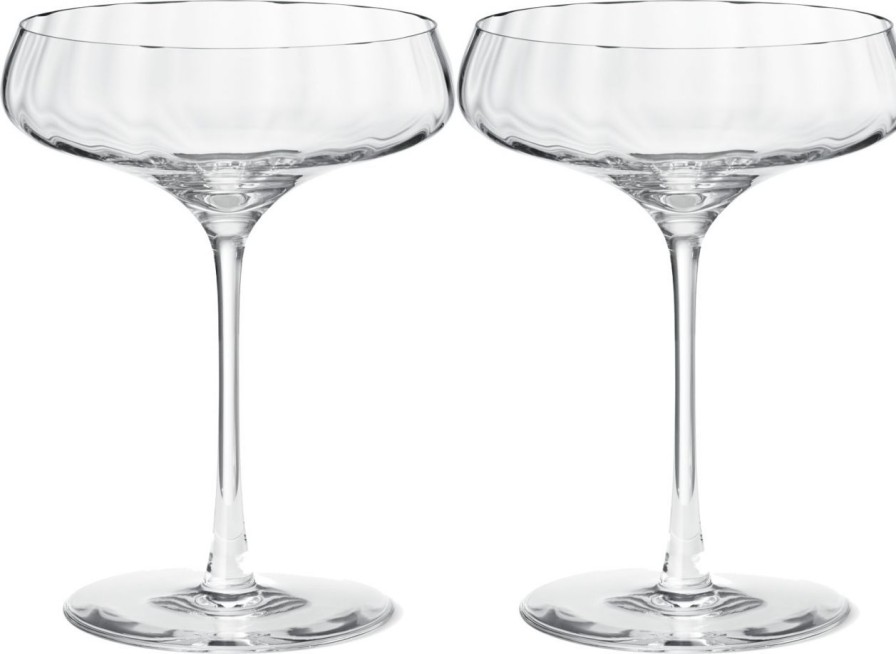 Kuche & Haushalt Georg Jensen Cocktail | Georg Jensen Bernadotte Cocktailglas / Champagnerschale 20 Cl Klar 2 Stk.