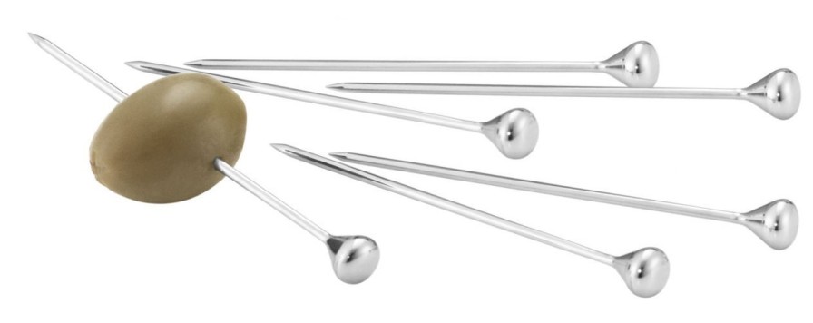 Kuche & Haushalt Georg Jensen Gabeln | Georg Jensen Sky Cocktailgabel 6 Stk. Edelstahl Poliert