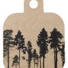 Kuche & Haushalt Muurla Schneidebretter | Muurla Nordic Der Wald Schneidebrett / Servierbrett 25X32 Cm