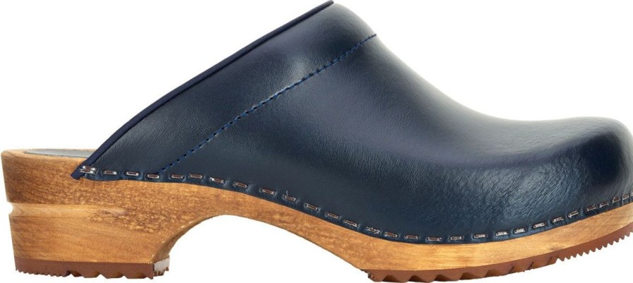 Fashion Sanita Schuhe | Sanita Herren Clogs Holz Offen Lars