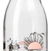 Kuche & Haushalt Muurla Karaffen & Kruge | Muurla Mumin Strand Glasflasche Verschliesbar 1 L