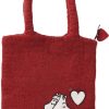 Geschenke Klippan | Klippan Mumin In Liebe Filztasche Handarbeit 30X35 Cm Rot