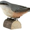 Geschenke Wildlife Garden | Wildlife Garden Decobird Kleiber Handgeschnitzt