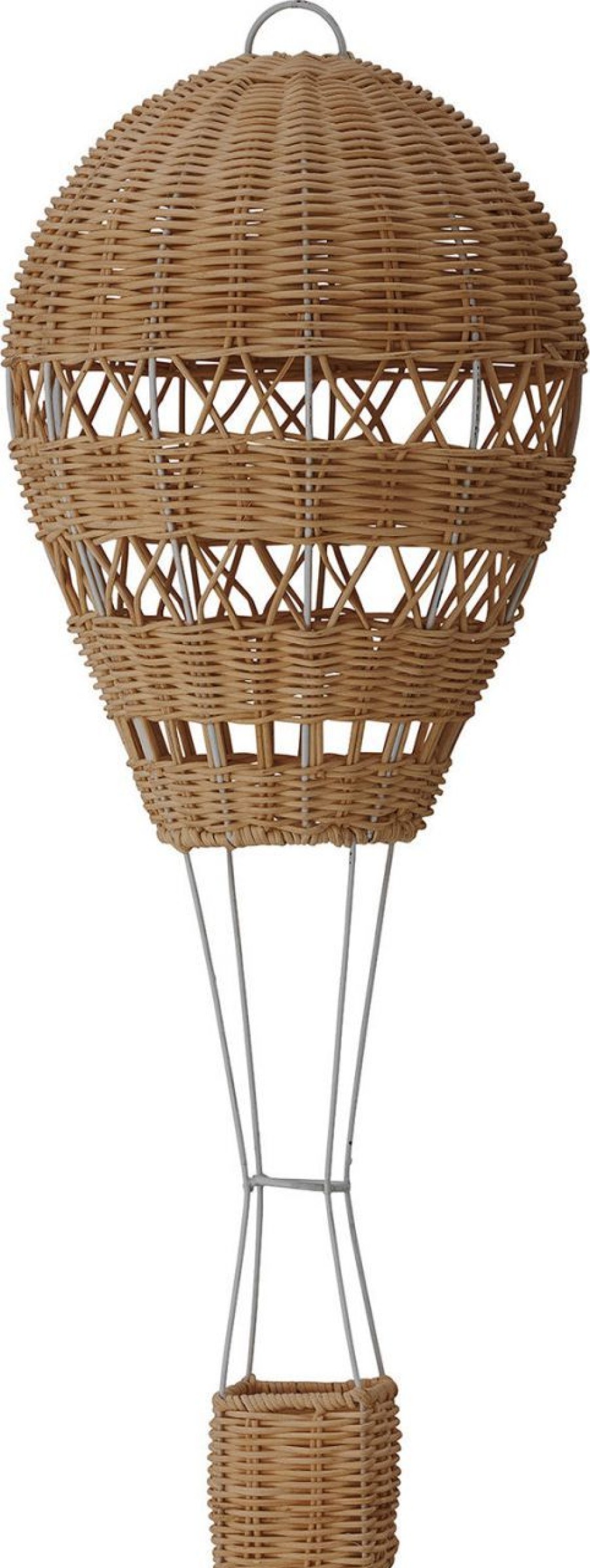 Kinderwelt Bloomingville Mini Dekoration | Bloomingville Mini Huggi Deco Ballon Rattan Hohe 60 Cm O 25 Cm Na