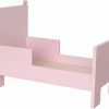 Kinderwelt Jabadabado Holz & Lernspielzeug | Jabadabado Puppenbett Holz Pink 42X24X34 Cm