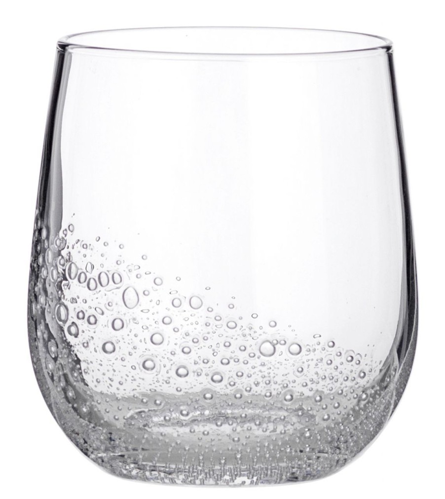 Kuche & Haushalt Broste Copenhagen Wasser & Softdrink | Broste Copenhagen Bubble Glas 0,35 L Klar 4 Stk.