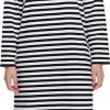 Fashion Marimekko Bademantel & Nachtwasche | Marimekko Unisex Nachthemd Langarm Jersey Tasaraita Katju