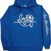 Fashion Bo Bendixen Pullover& Sweatshirts & Strickjacken | Bo Bendixen Unisex Kapuzenpullover Fleece (Oko-Tex) Print Otter Helles Kobaltblau