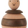 Kinderwelt OYOY Holz & Lernspielzeug | Oyoy Mini Stapelspielzeug Hase Hohe 20,5 Cm O 9 Cm Buche