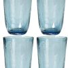 Kuche & Haushalt Broste Copenhagen Wasser & Softdrink | Broste Copenhagen Hammered Glas 50 Cl 4 Stk.