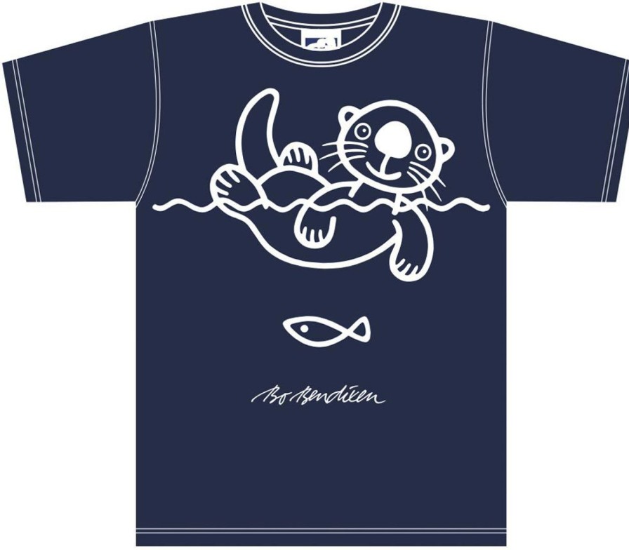 Fashion Bo Bendixen Shirts | Bo Bendixen Unisex T-Shirt Navy Seeotter