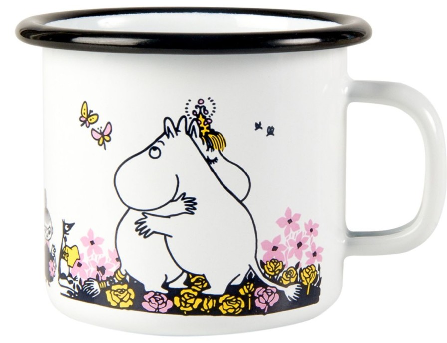 Geschenke Muurla | Muurla Mumin Umarmen Becher Emaille 0,25 L