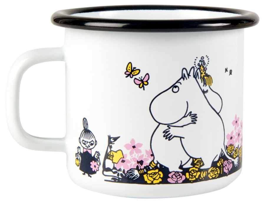 Geschenke Muurla | Muurla Mumin Umarmen Becher Emaille 0,25 L