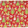 Kuche & Haushalt Opto Design Tabletts | Opto Design Mumin Weihnachtsmuster Tablett 20X27 Cm