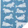 Kinderwelt Klippan Textilien | Klippan Seehund Babywolldecke 65X90 Cm (Oko-Tex)