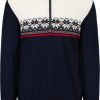 Fashion Dale of Norway Pullover& Sweatshirts & Strickjacken | Dale Of Norway Herren Merino Pullover Mit Kragen Und 1/4 Reisverschluss Liberg