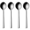 Kinderwelt Georg Jensen Besteck | Georg Jensen New York Teeloffel / Kinderloffel Lang 4 Stk. Matt