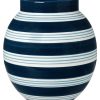 Geschenke Kähler Design Ostern | Kahler Design Omaggio Nuovo Vase Hohe 20,5 Cm Dunkelblau