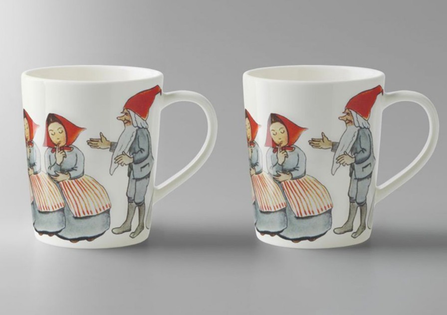 Geschenke Design House Stockholm Midsommar | Design House Elsa Beskow Gloggtasse 0,1 L 2 Stk.