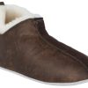 Fashion Shepherd of Sweden Schuhe | Shepherd Of Sweden Herren Hausschuh Henrik Antikbraun Geolt Leder Gefuttert