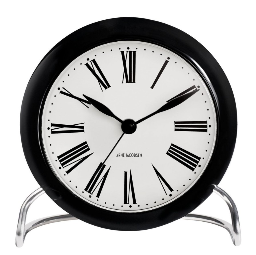 Wohnen Arne Jacobsen Uhren | Arne Jacobsen Clocks Roman Tischuhr Mit Weckfunktion Hohe 12