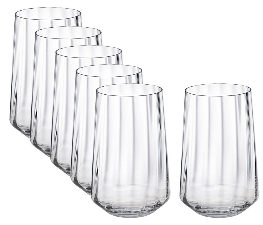 Kuche & Haushalt Georg Jensen Bier | Georg Jensen Bernadotte Glas 0,38 L 6 Stk. Klar