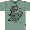 Fashion Bo Bendixen Shirts& Tops & Kleider | Bo Bendixen Unisex T-Shirt Graugrun T-Rex