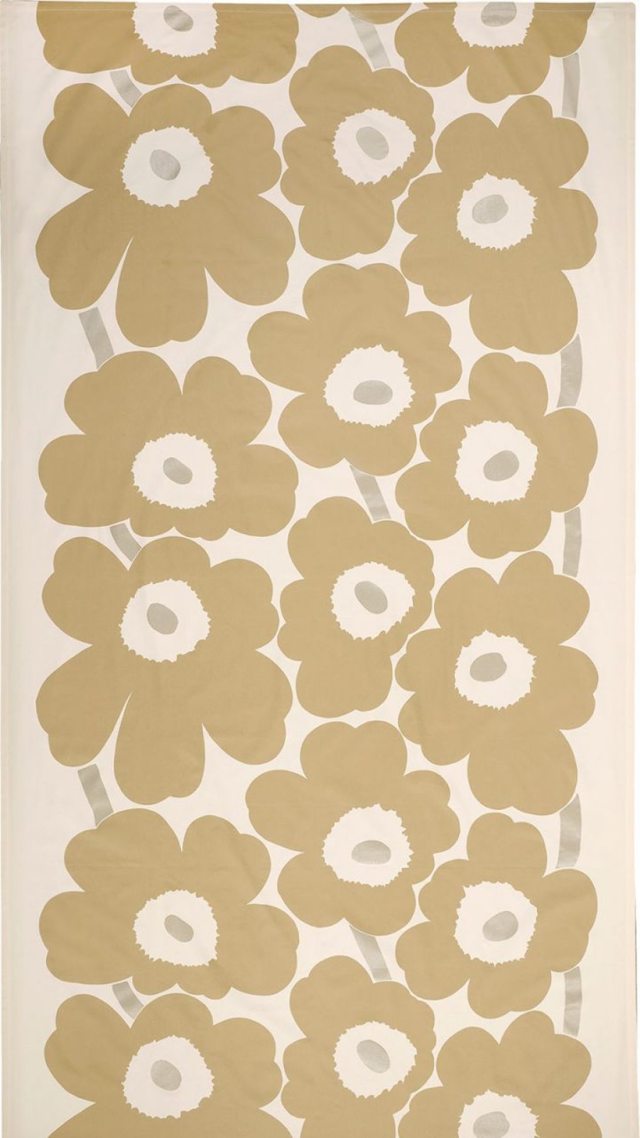 Kuche & Haushalt Marimekko Tischdecken | Marimekko Unikko Tischdecke 140X250 Cm (Satin) Cremeweis, Silber, Beige