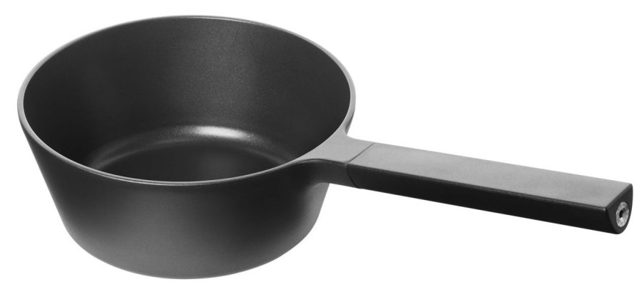 Kuche & Haushalt Morsø Topfe& Stieltopfe & Sauteusen | Morso N.A.C Topfset 3 Tlg. Topf 1,8 L / Brater 3,4 L / Sautepfanne O 24 Cm Alu Schwarz