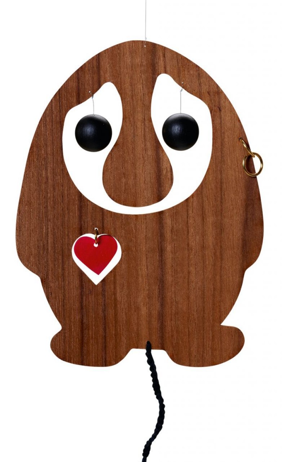 Kinderwelt Flensted Mobiles Dekoration | Flensted Mobiles Puffing Troll Teak