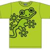 Fashion Bo Bendixen Shirts | Bo Bendixen Unisex T-Shirt Lime Gecko