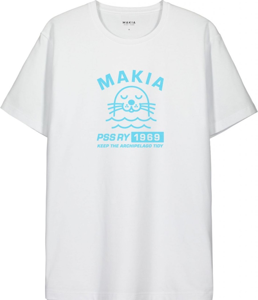 Fashion Makia Clothing Shirts& Tops & Kleider | Makia Clothing Unisex T-Shirt Mit Print Airisto Special Edition Fur Die Schareninseln Und Seen