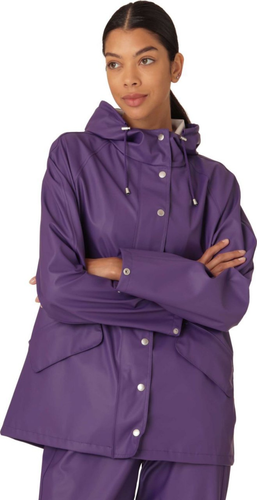 Fashion Ilse Jacobsen Outdoorjacken & &Mantel | Ilse Jacobsen Damen Regenjacke Mit Verstellbarer Kapuze Rain209