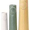 Geschenke Dottir Nordic Design | Dottir Nordic Design Pipanella Flock Wilde Wiese Vase 3Er Set Weis, Grun, Gelb